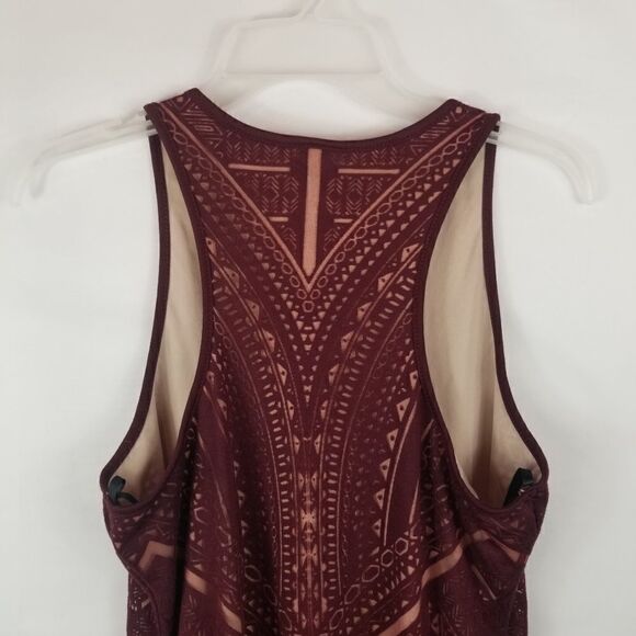 MOSSIMO LINED BURGANDY DRESS. SZ M. - Picture 14 of 16